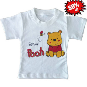 Футболка дитяча молочна "Pooh"